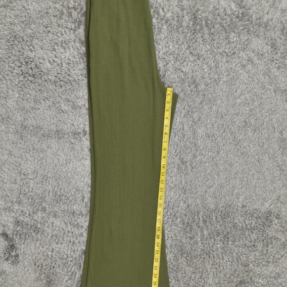NEW Aerie Women's Size XL Jumpsuit Dress Green Long Casual Cotton V Neck Solid - Picture 7 of 8